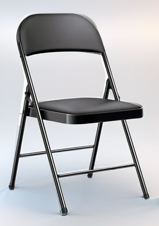 Rent a Black Folding Chair (Padded Seat)