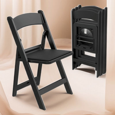 Rent a Black Folding Chair (Padded Seat)