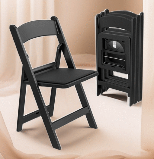Rent a Black Folding Chair (Padded Seat)